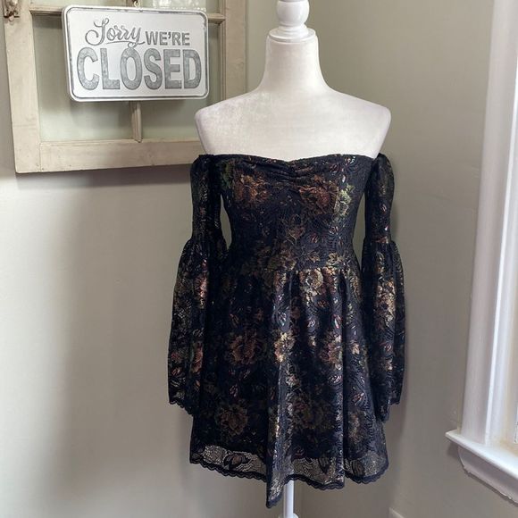 Dolls Kill Dresses & Skirts - Dolls Kill Sugar Thrillz Highland Calling Lace Babydoll Dress Nwt